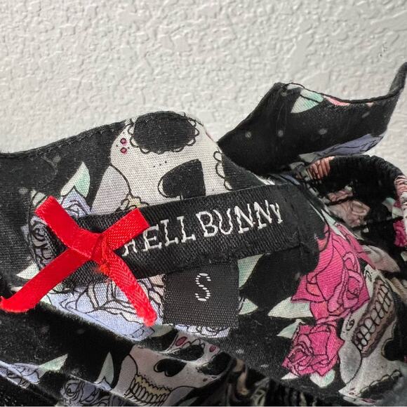 Hell Bunny Muertos Day of the Dead Sugar Skull Dress Women's Small - Picture 8 of 9